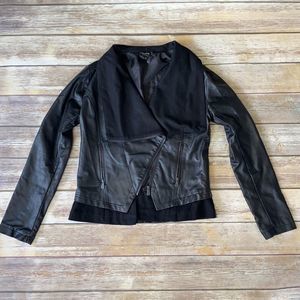 Nicole Black Pleather Jacket